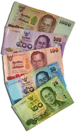 Thai Geldscheine