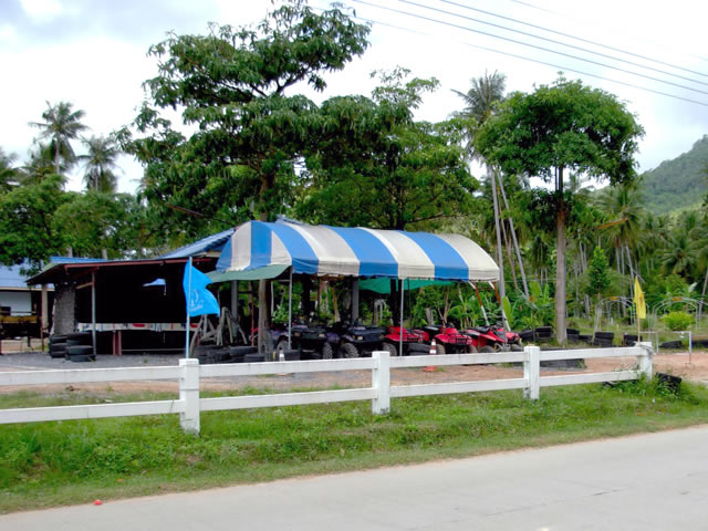 Motorradverleihstation